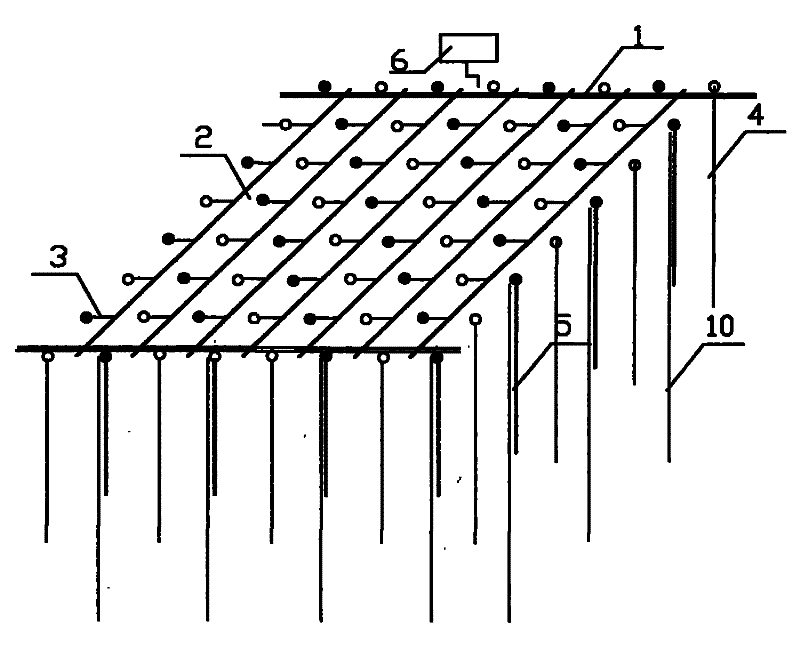 Large-area soft soil foundation duplex negative pressure consolidation processing method