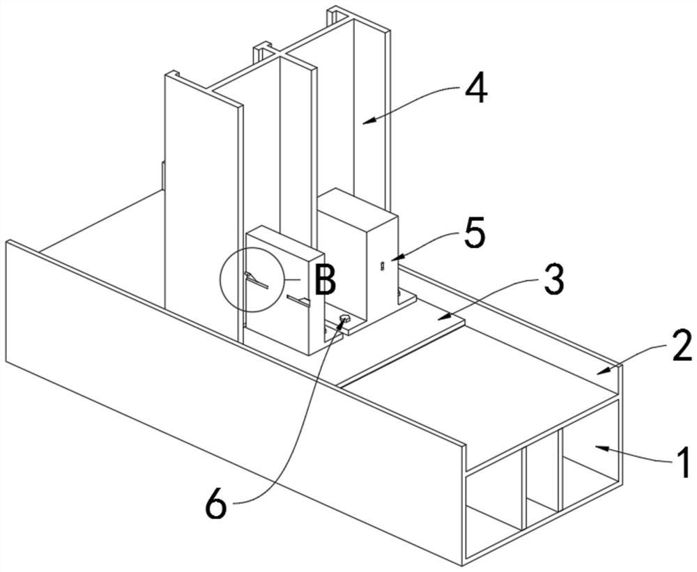 External connecting piece suitable for connecting mullions of aluminum alloy doors and windows