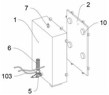 Protein drug extraction heat energy utilization device with flange vacuum tube