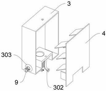 Protein drug extraction heat energy utilization device with flange vacuum tube