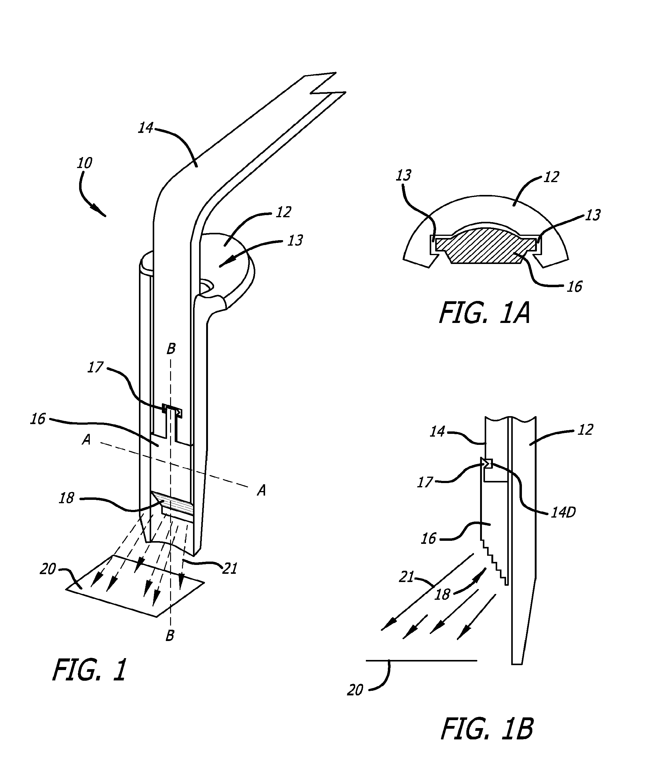 Blade insert illuminator