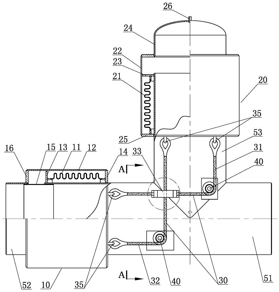 A non-resistance balanced corrugated compensator