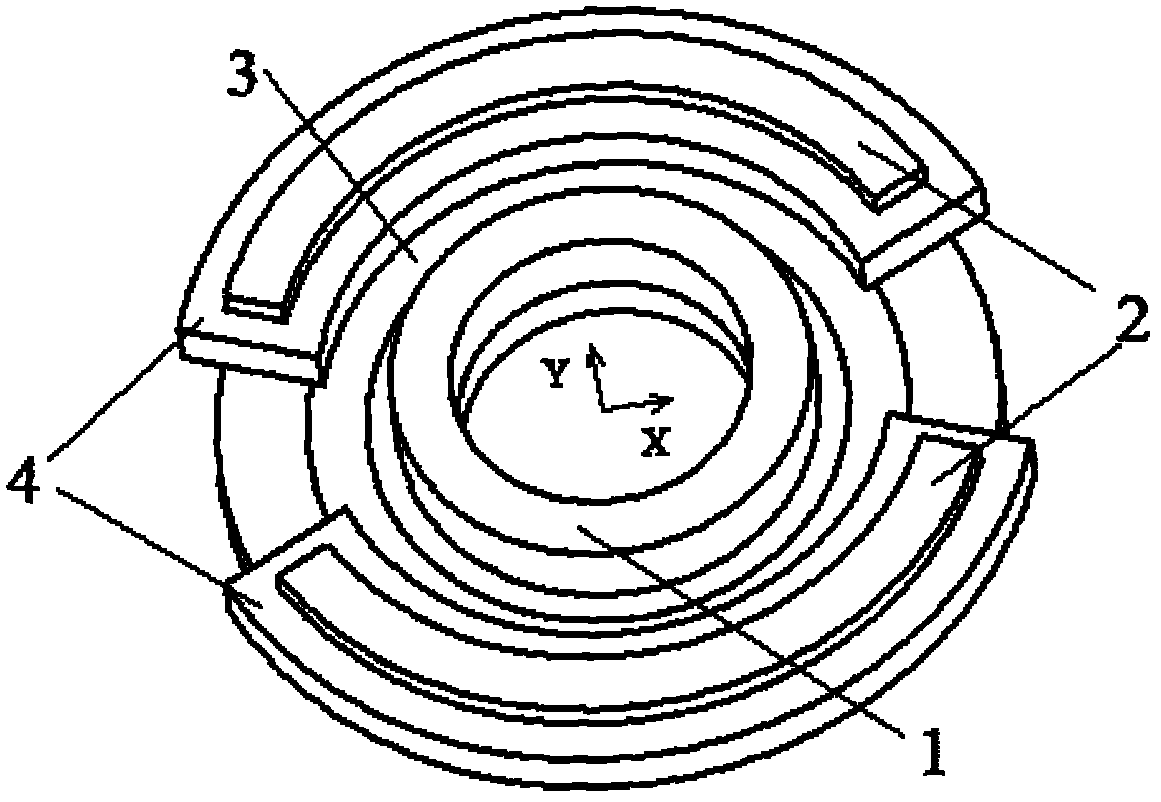 Axial magnetic bearing