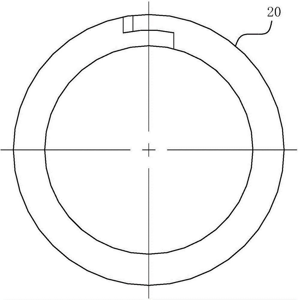 Self-compensating emergency combined seal for nuclear reactor main circulation pump sealing device