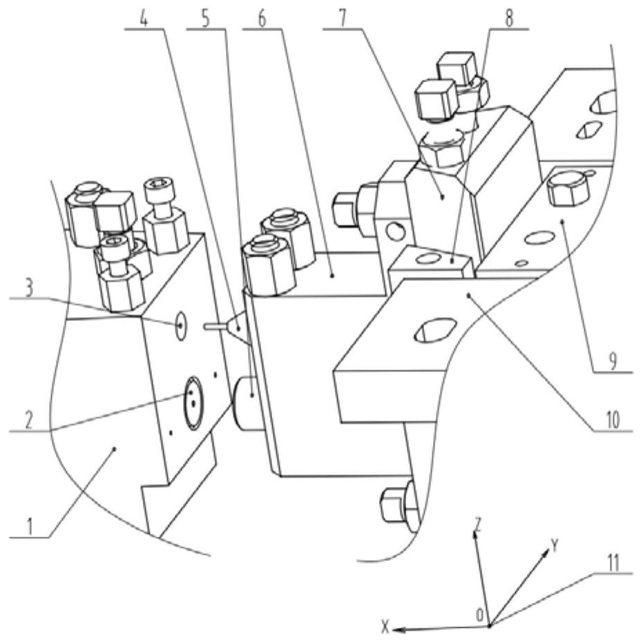 Auxiliary forming positioning cold heading structure