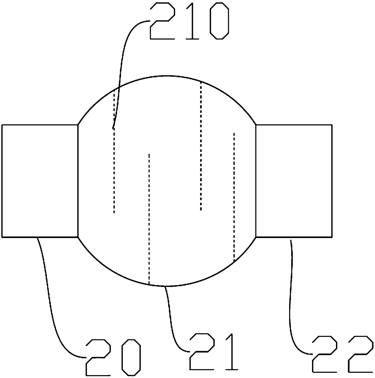 Medical mist outlet device used for ultrasonic atomizer