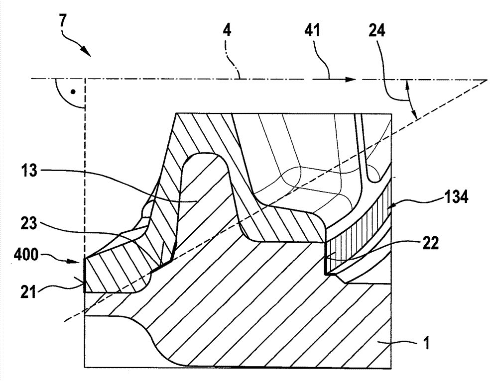 Housing of motor provided with pouring bearing and bearing cover