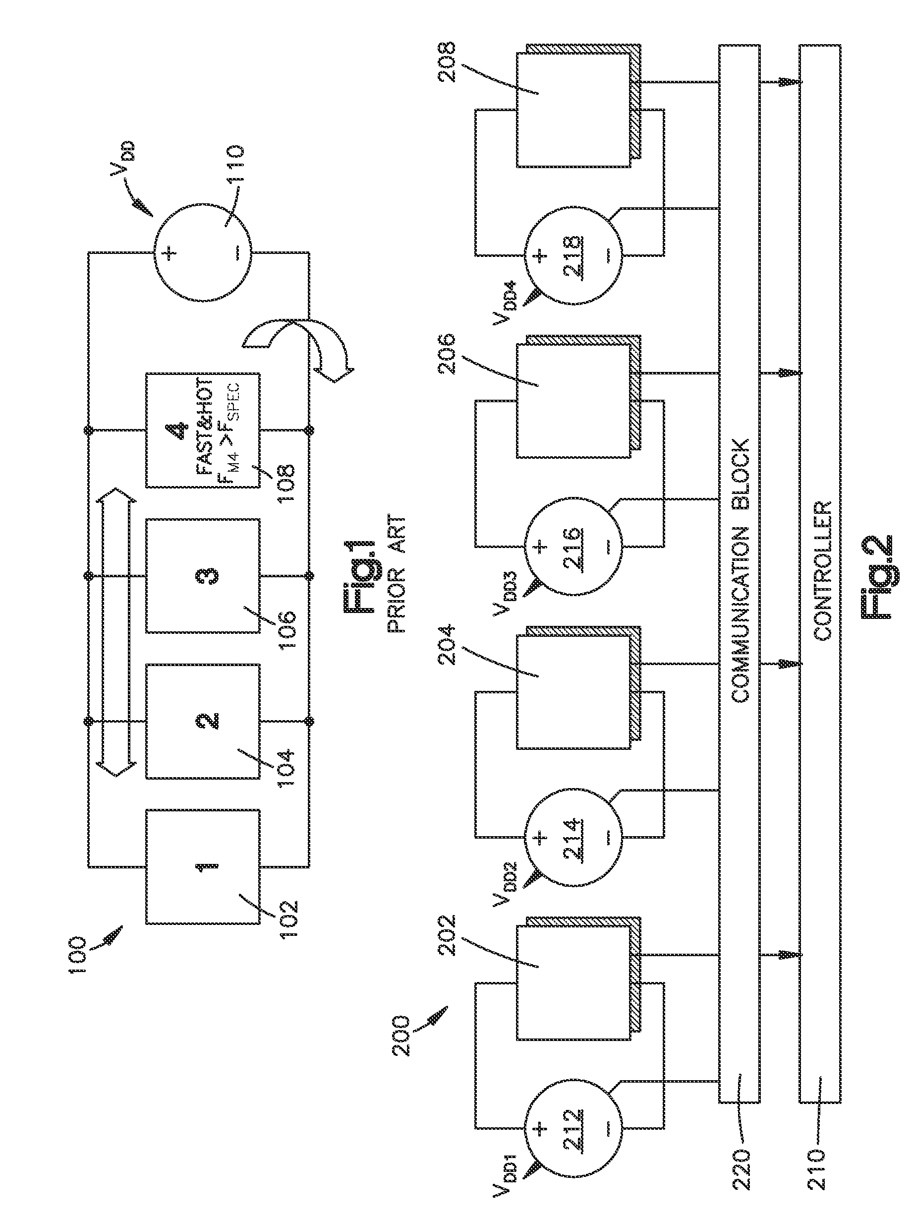 Independent processor voltage supply