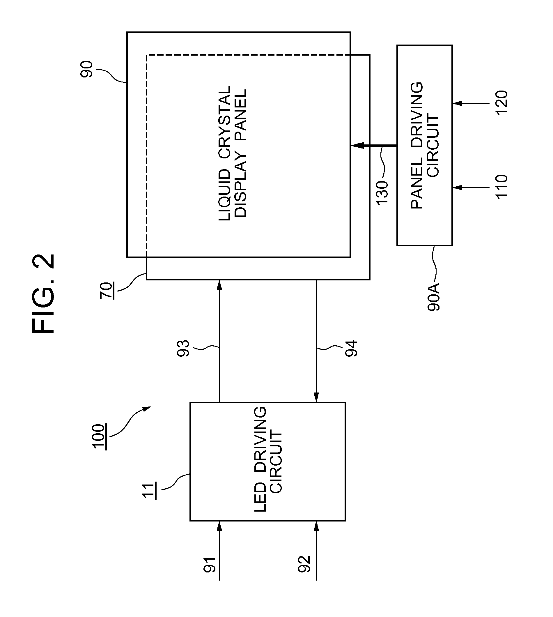 LED driving circuit, LED driving method, and liquid crystal display device