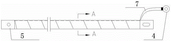 Edge shielding structure of electric reactor magnetic shielding plate