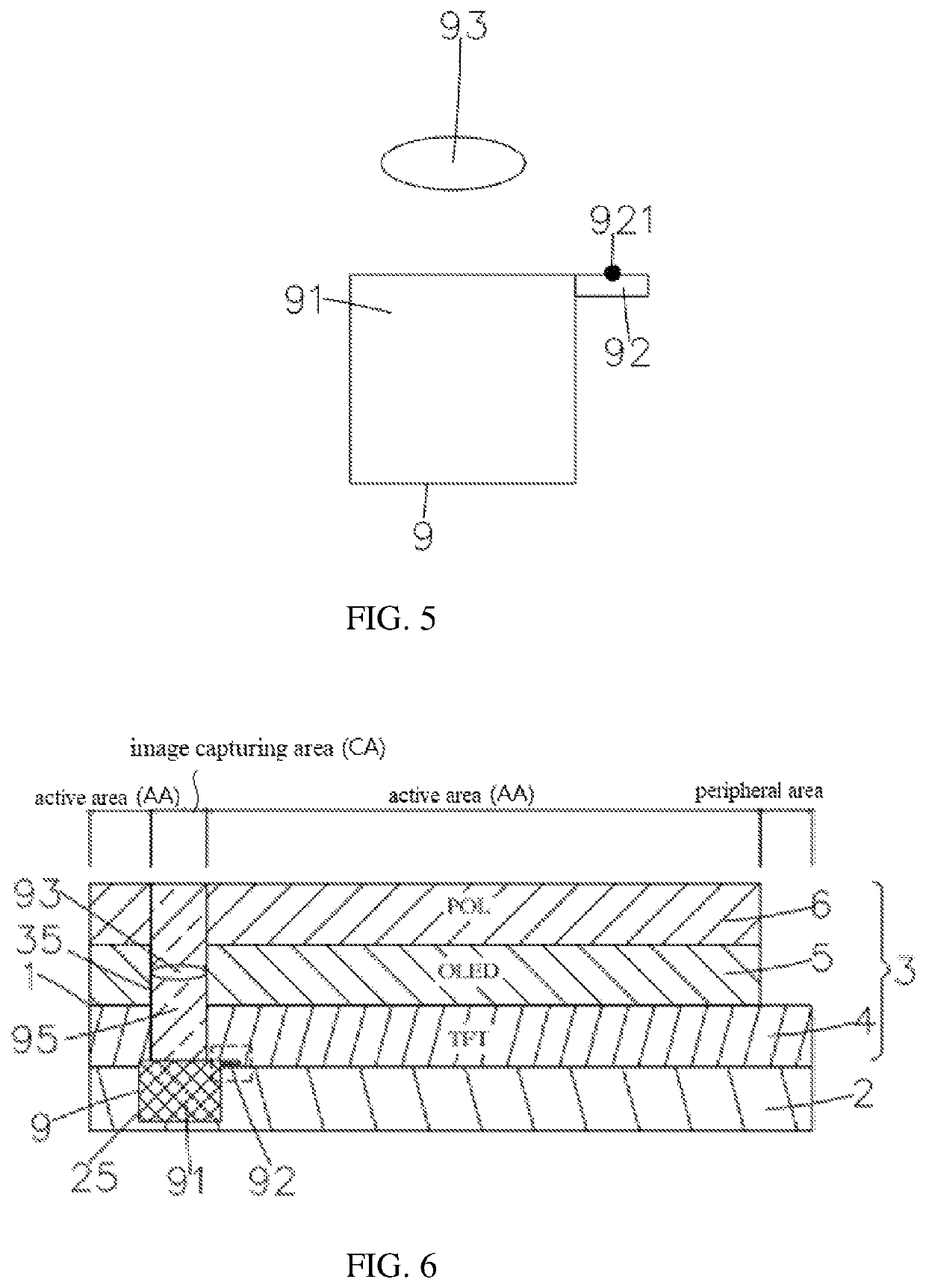 Organic light-emitting diode (OLED) display device including sensor disposed in groove of base substrate