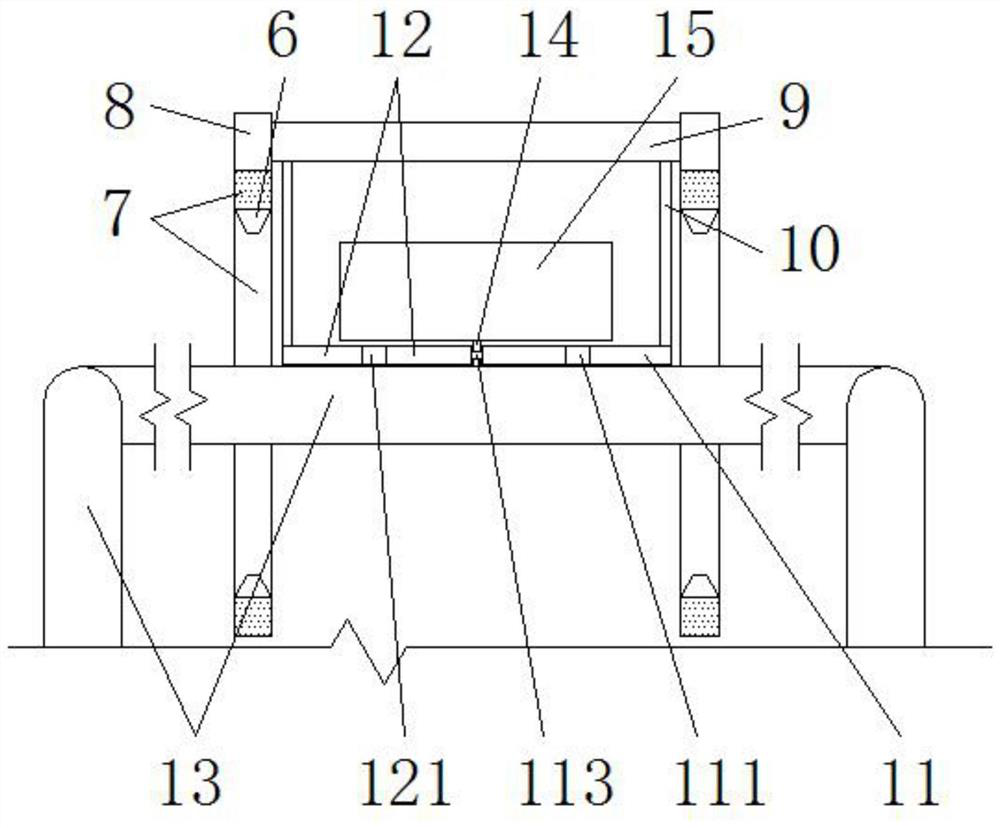 A conveying device for a product production line capable of automatic docking work