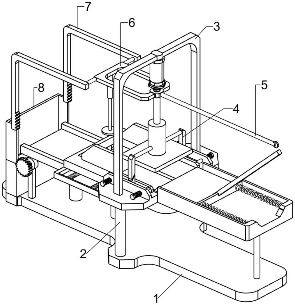 Blackboard surface profiling device with auxiliary turnover mechanism