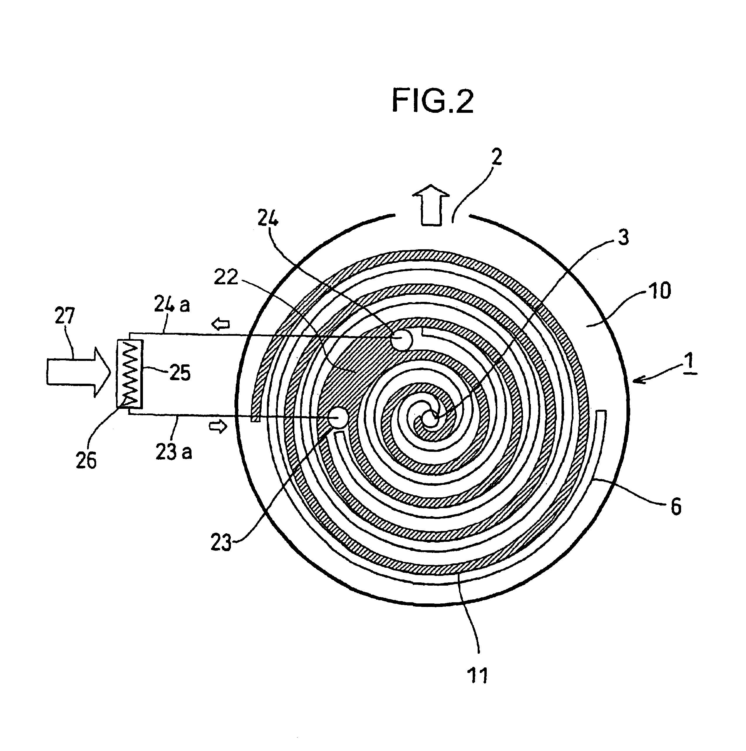 Single-winding multi-stage scroll expander