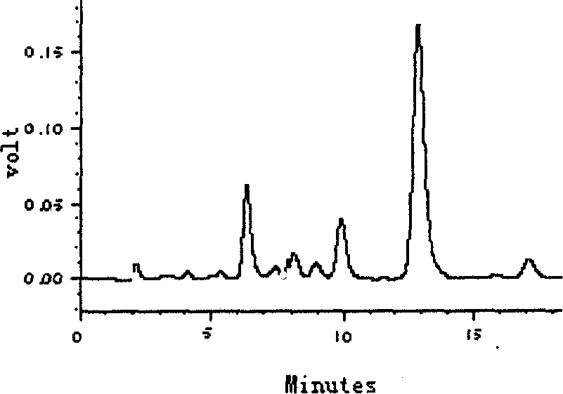 Dahurian rhododendron leaf extract and extracting method thereof