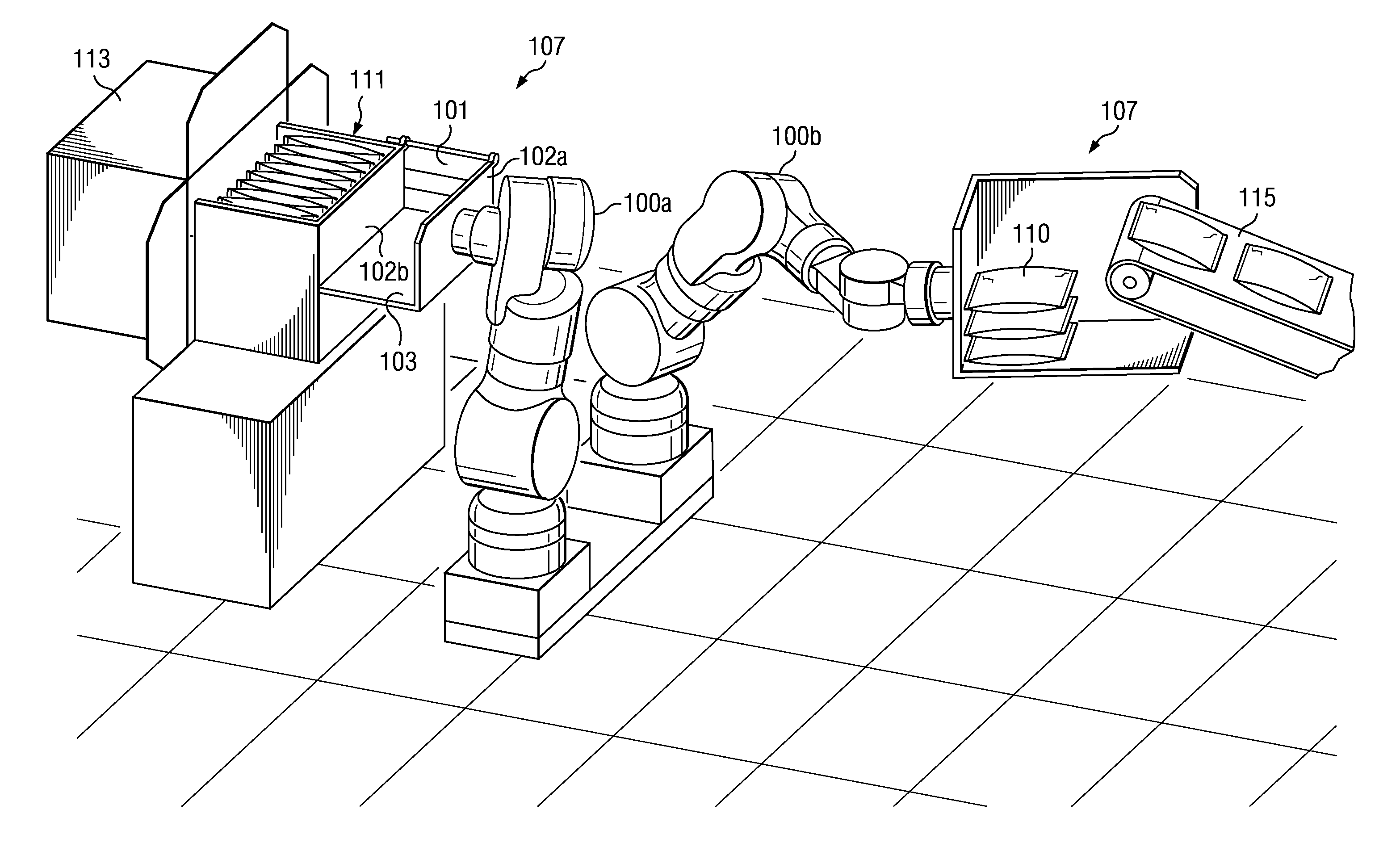 Robotic row collector