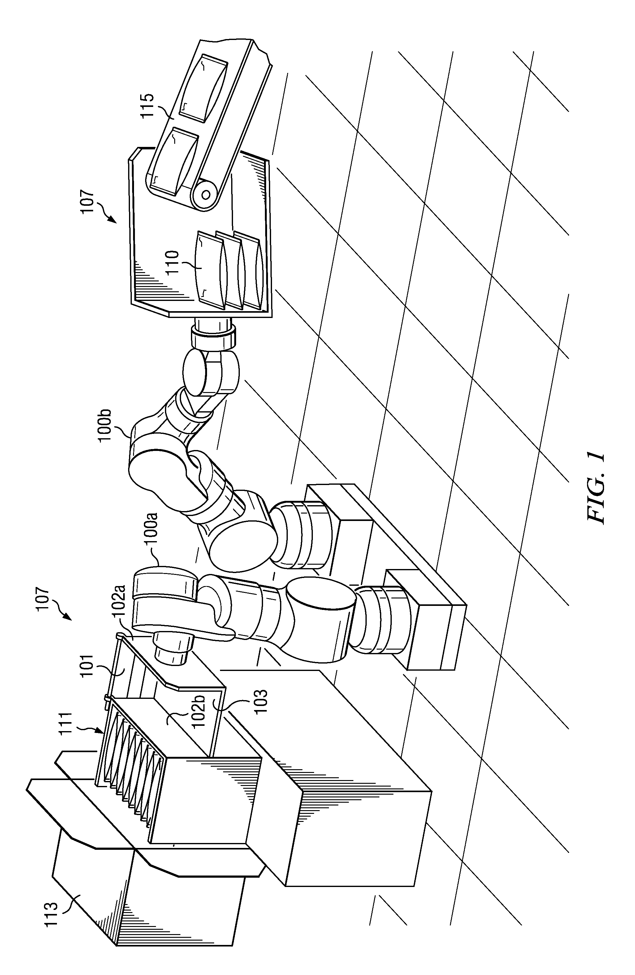 Robotic row collector