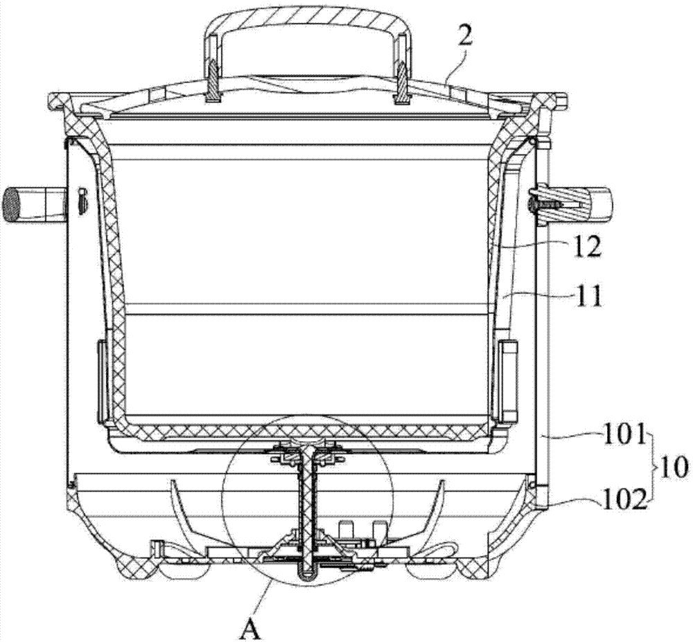 Electric heating cooker with secondary fermentation function and fermented food making method