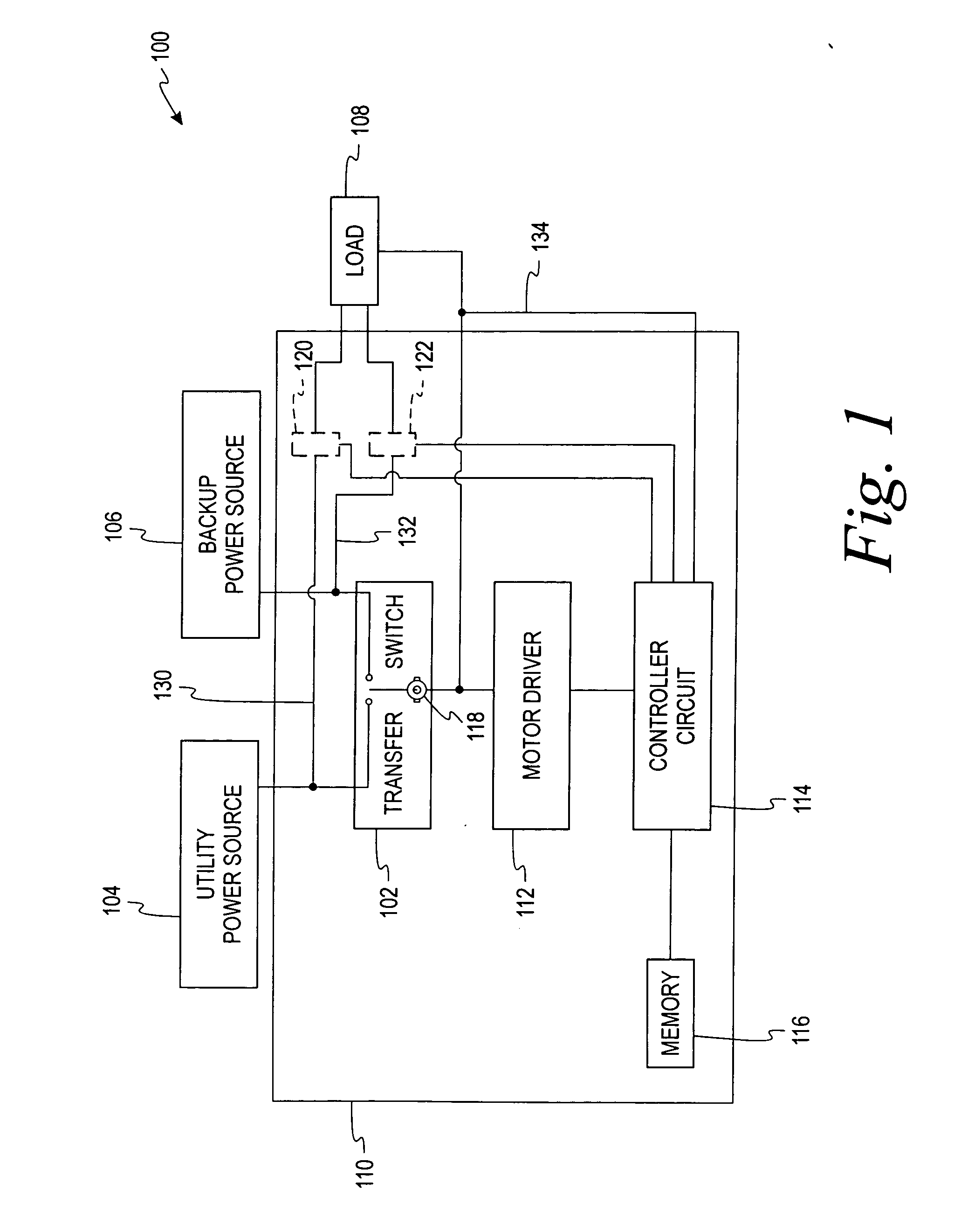 Contact verification method for a transfer switch mechanism