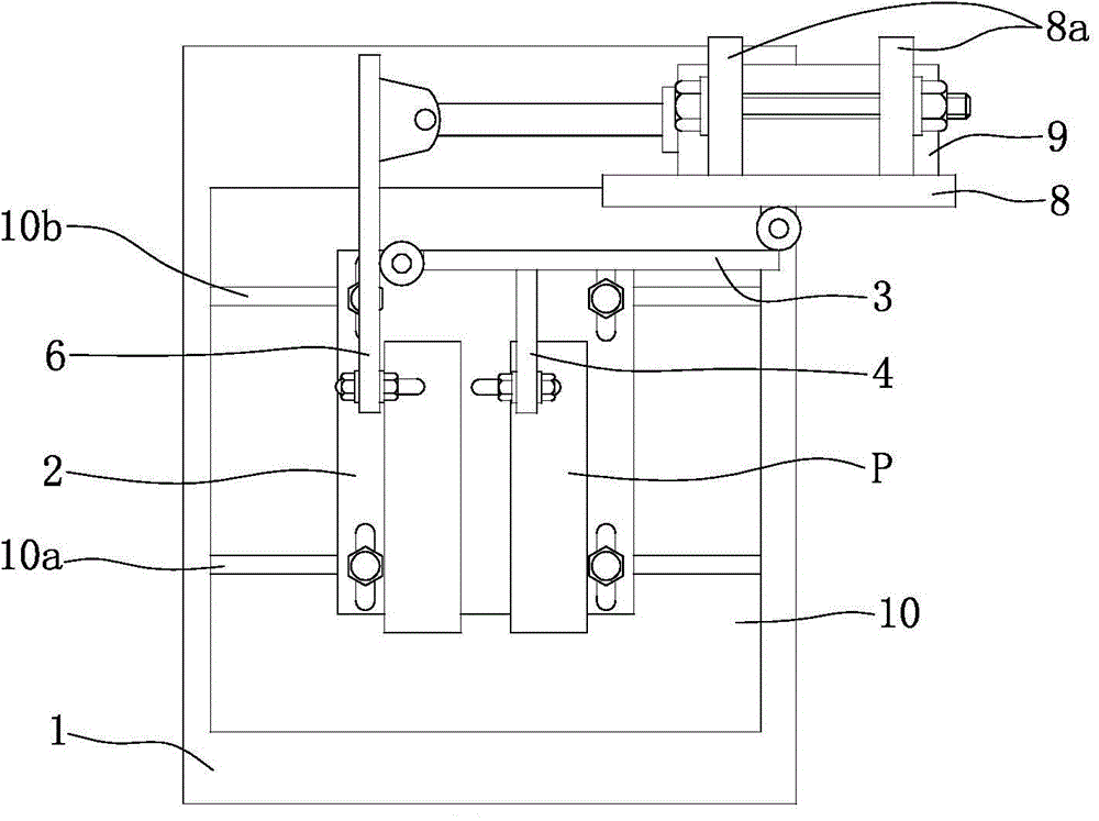 Pneumatic clamp for clamping motorcycle engine to carry out power measurement