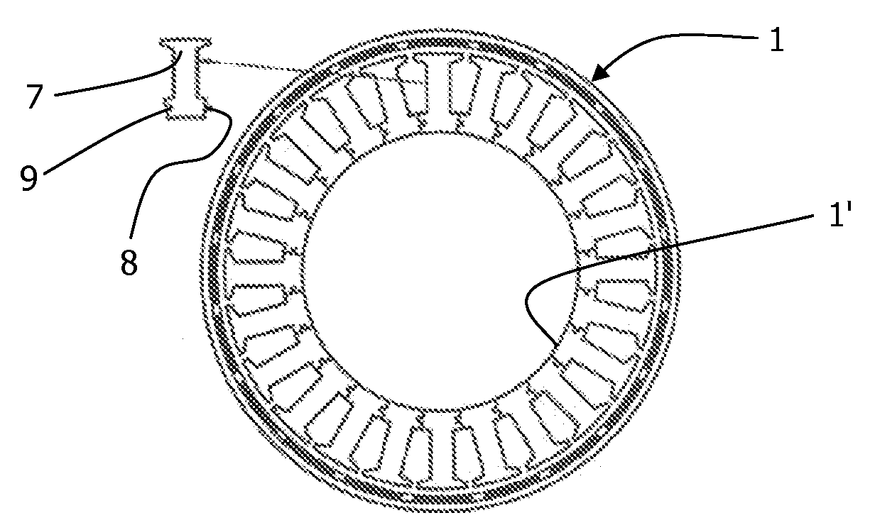 Segmented inner stator and brushless permanent magnet motor with the same