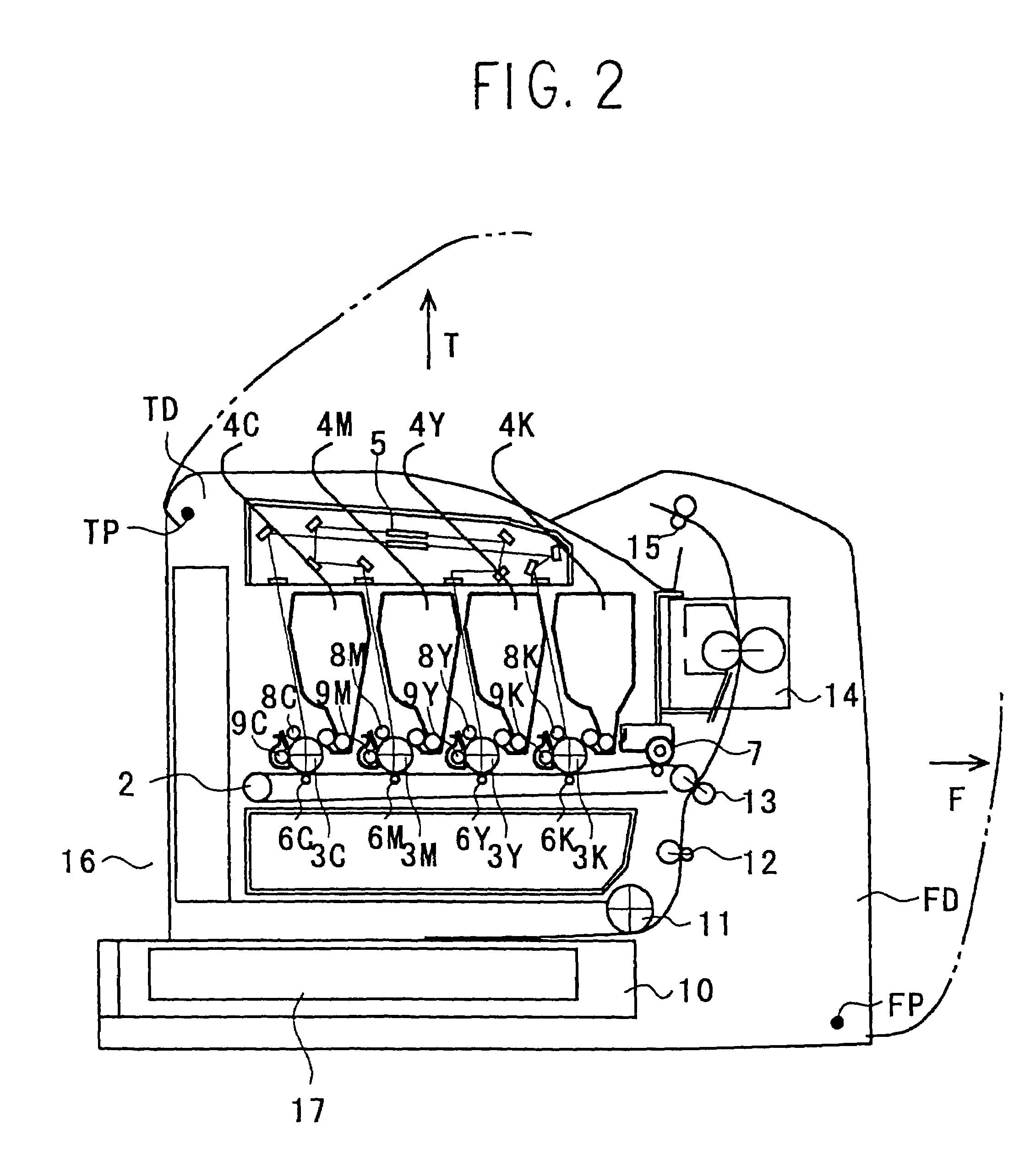 Image forming apparatus including structural frame