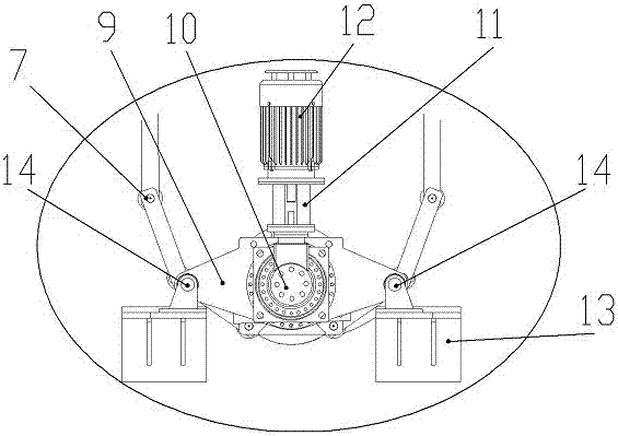 Direct-connected drive mechanism for vertical cycle garage and vertical cycle garage