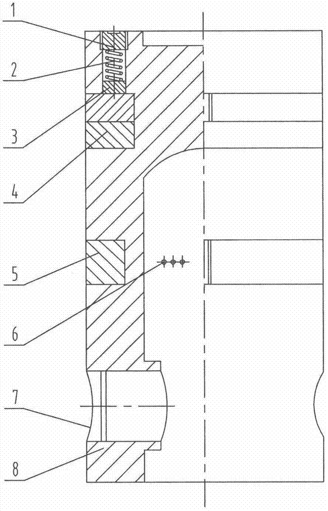 High sealing performance piston