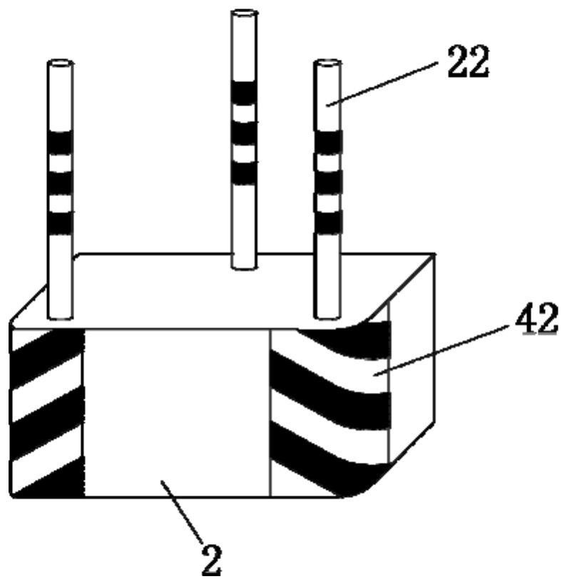 Cliff-near low-grade road curve slope section grading linear induction system