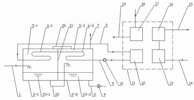 Heat supply system for directly recovering sewage multi-section flashing steam waste heat by using multiple sections of absorption heat pumps