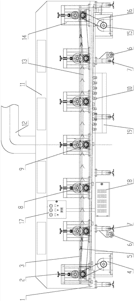 Continuous impregnation and pressing ultrasonic gluing machine