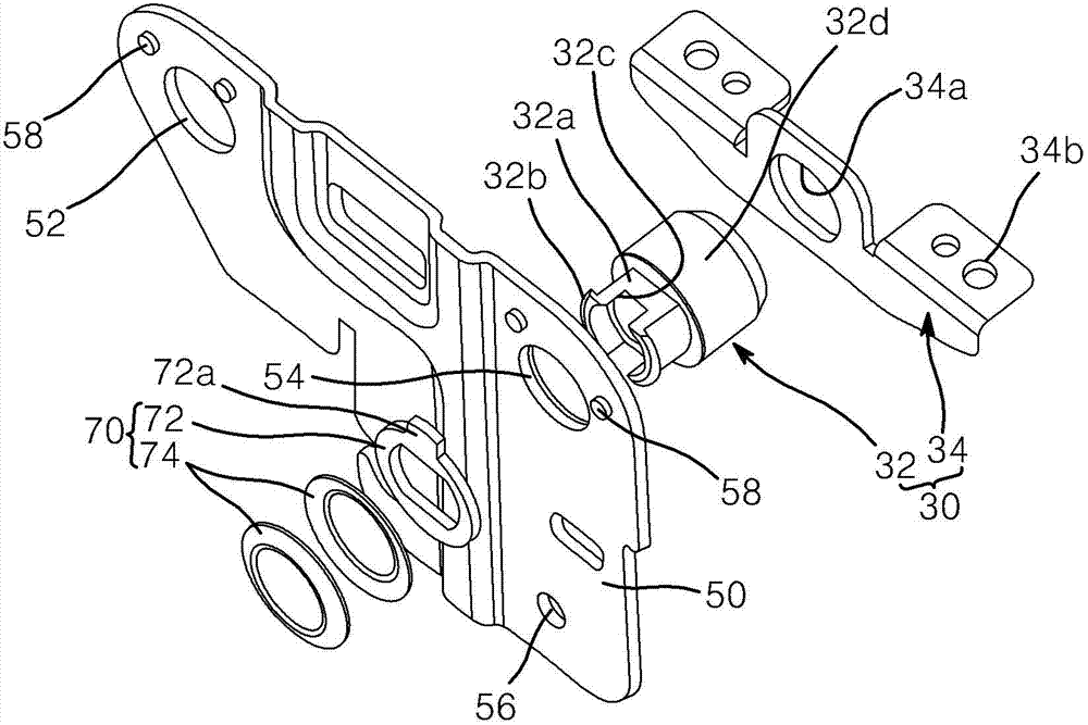 On-board display connecting device