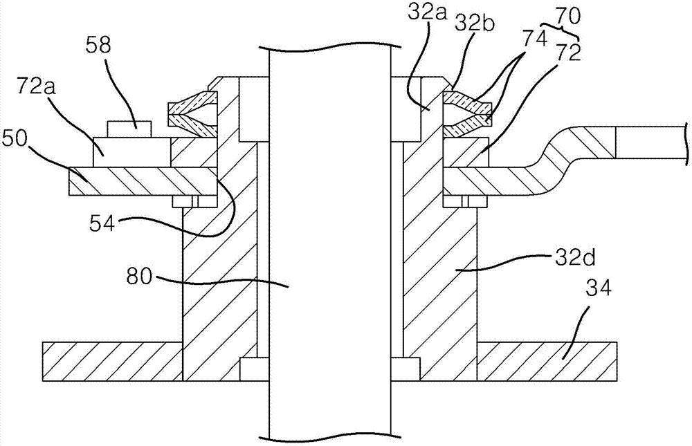 On-board display connecting device