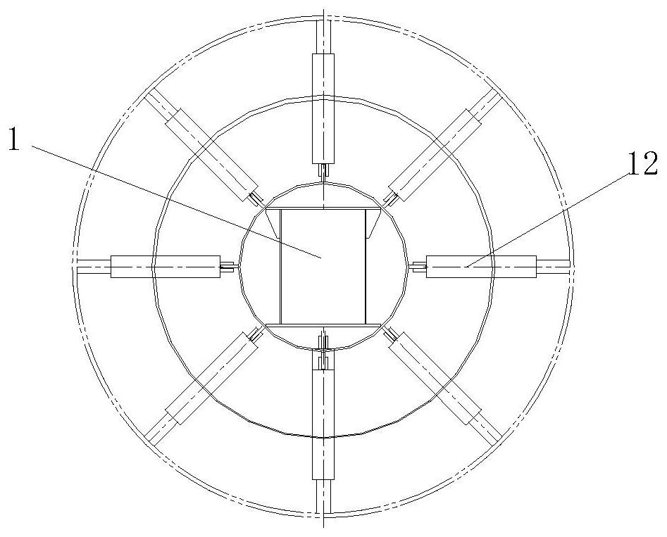 Hydraulic tunnel pipeline installation trolley, installation system and installation method