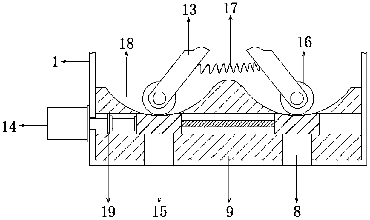 Raw material grinding device for chemical product research and development