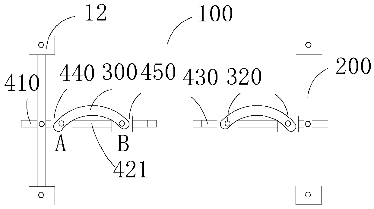 Special pulley construction device and special pulley construction method for cable duct