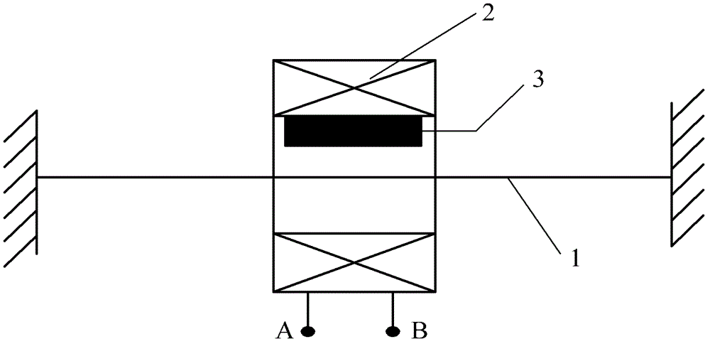 Method and device for measuring equal precision frequency of single coil vibrating wire instrument