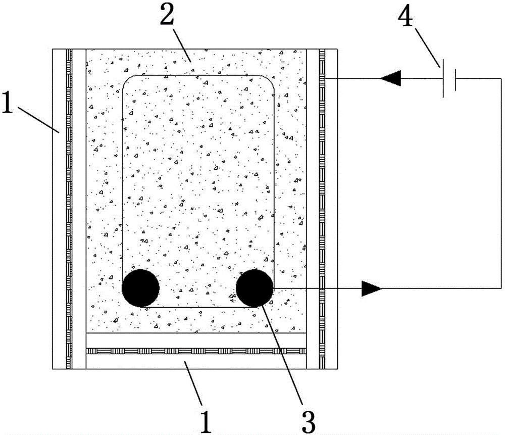 Multifunctional fiber composite material non-dismantling formwork and preparation method thereof