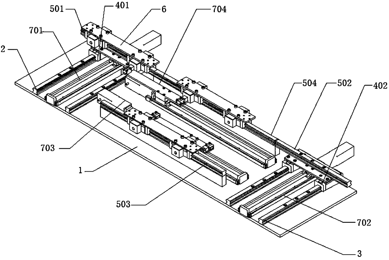 Novel wire harness contact injection molding strip transfer mechanism