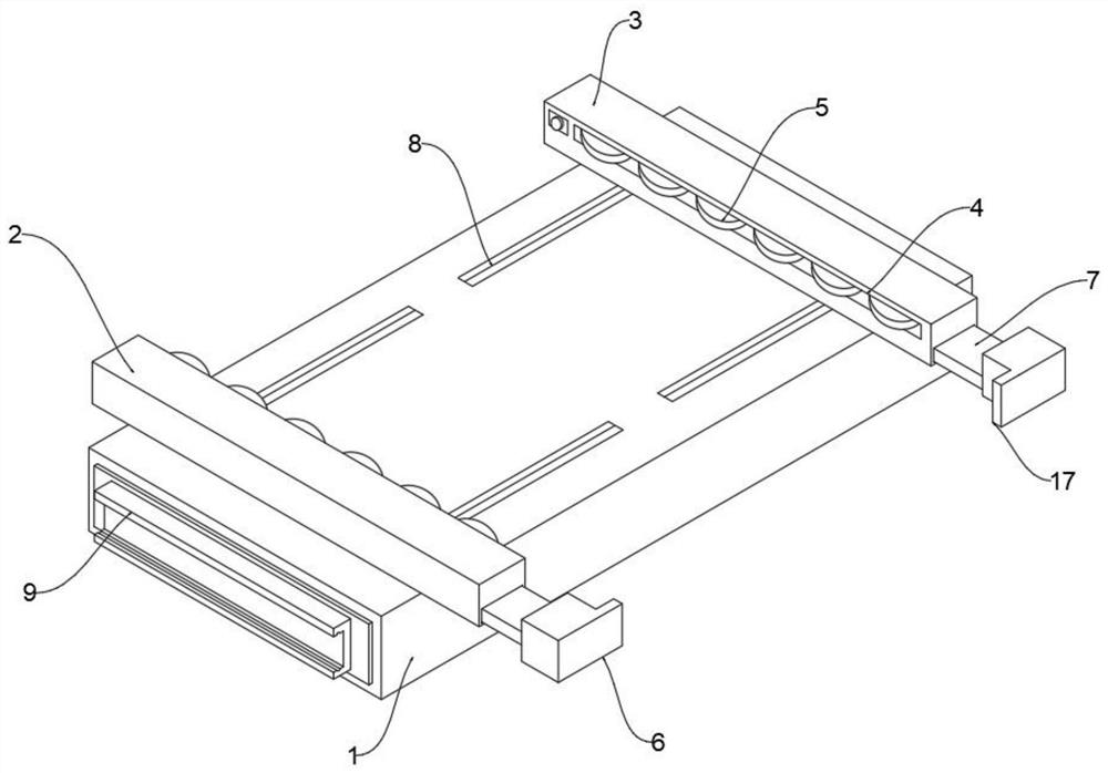 Position correction device for machining and feeding of aluminum template and correction method thereof