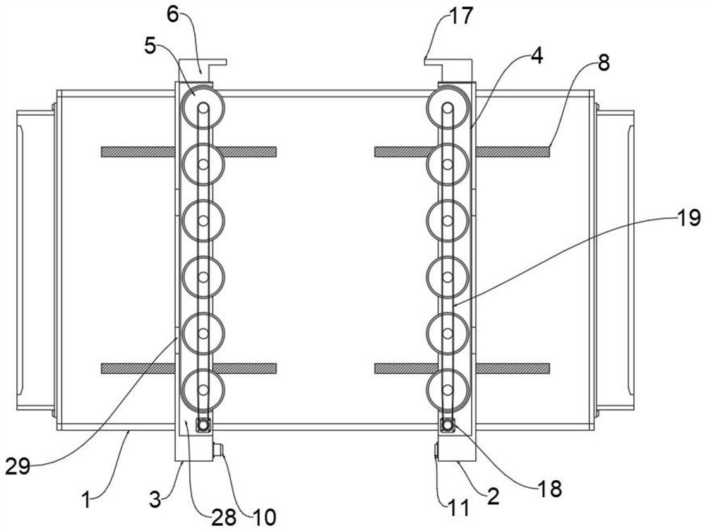 Position correction device for machining and feeding of aluminum template and correction method thereof