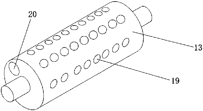 Cloth drying device for garment processing