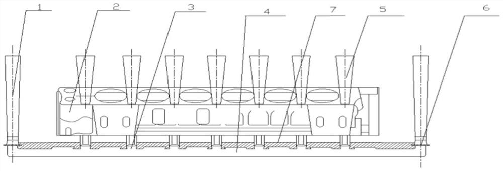 Pouring system with slag collecting function and slag collecting method