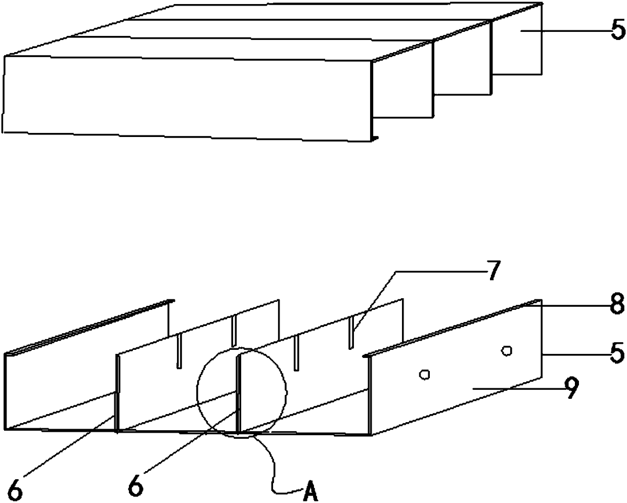 Family-type bone ash storage frame