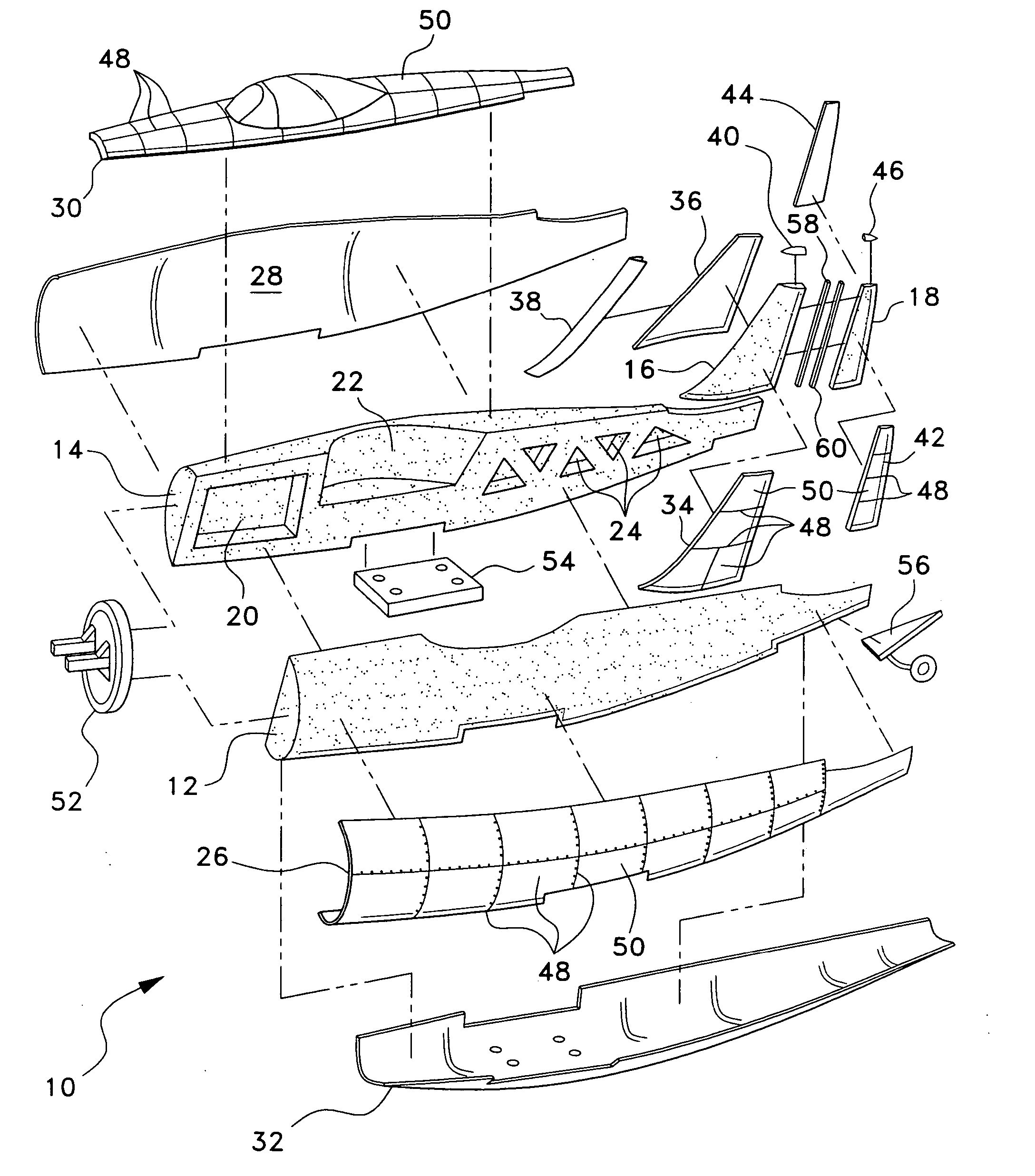 Composite model construction and method