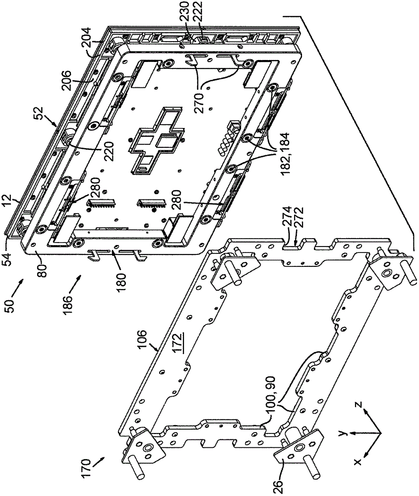 Mount with hidden magnetically actuated positioning