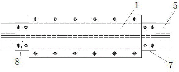 T-shaped fabricated anti-buckling support members