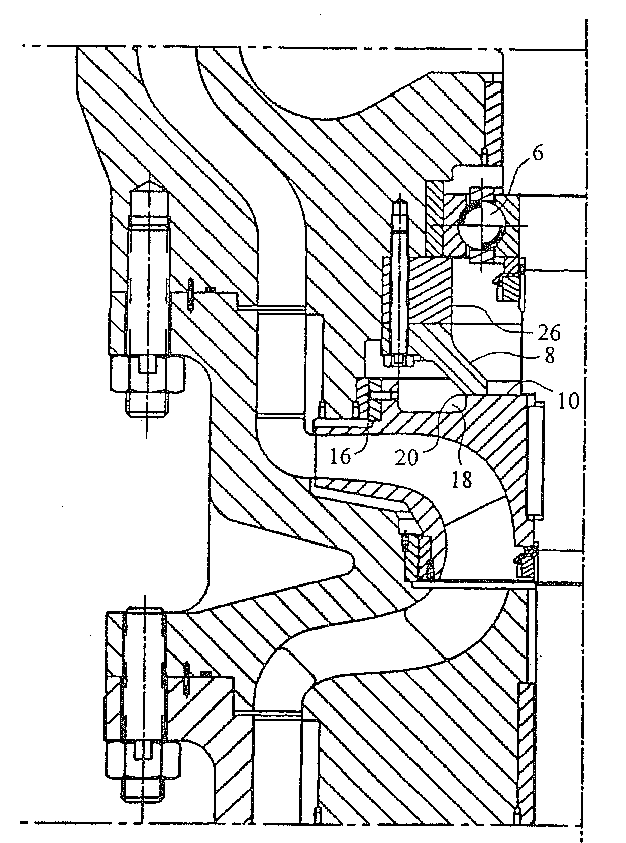 Thrust balancing device for cryogenic fluid machinery