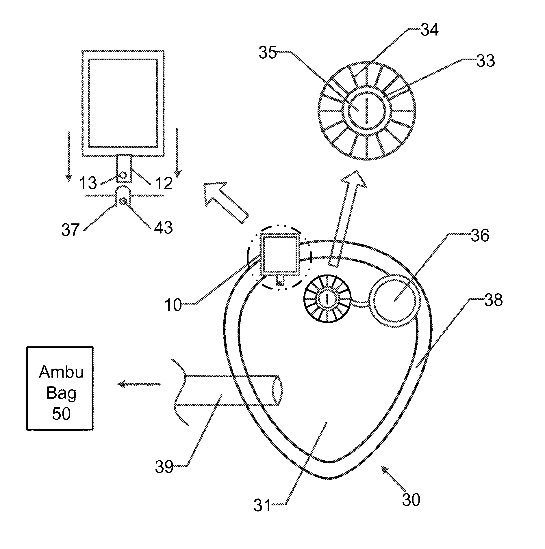 Facial mask and endotracheal intubation system