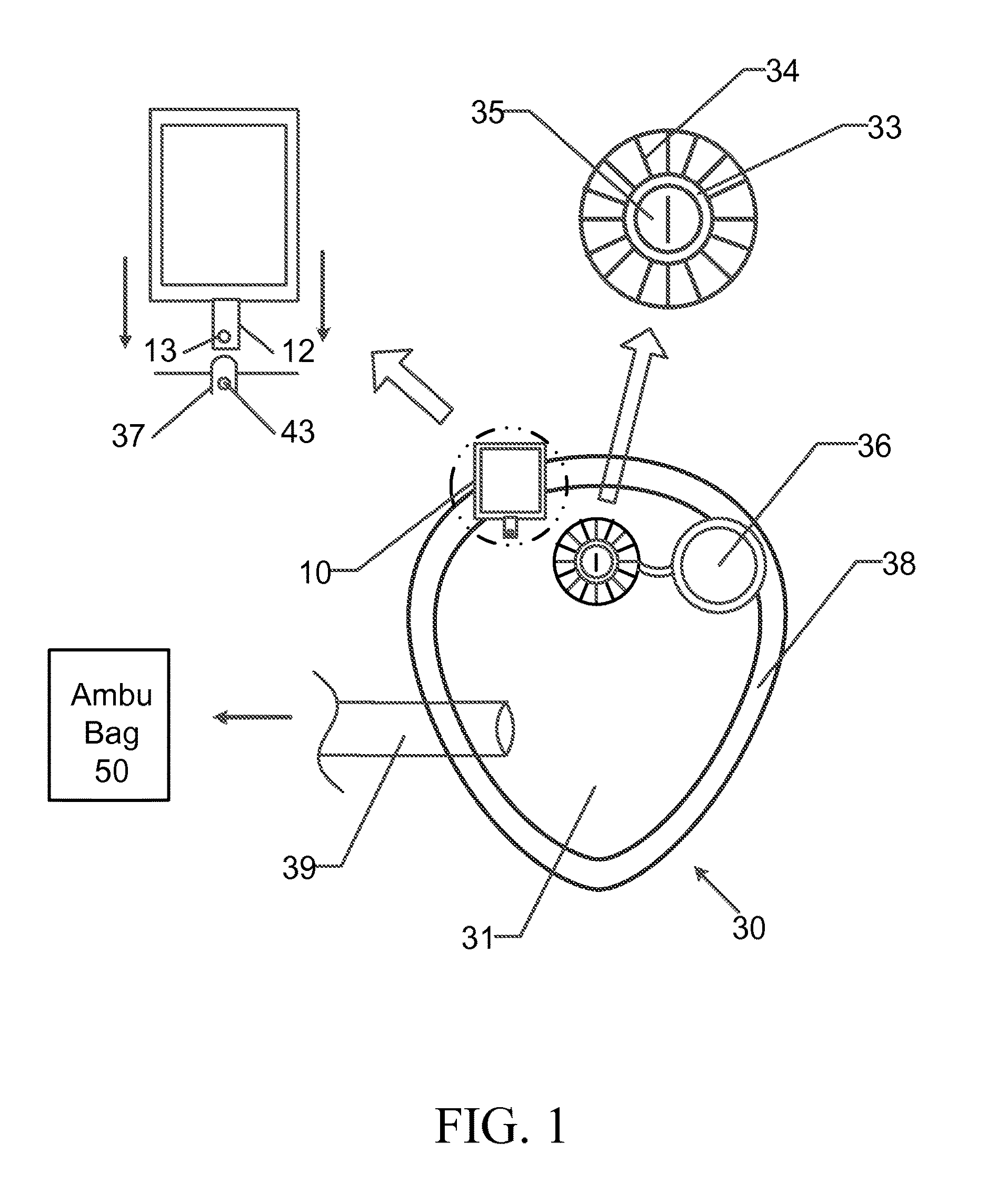 Facial mask and endotracheal intubation system